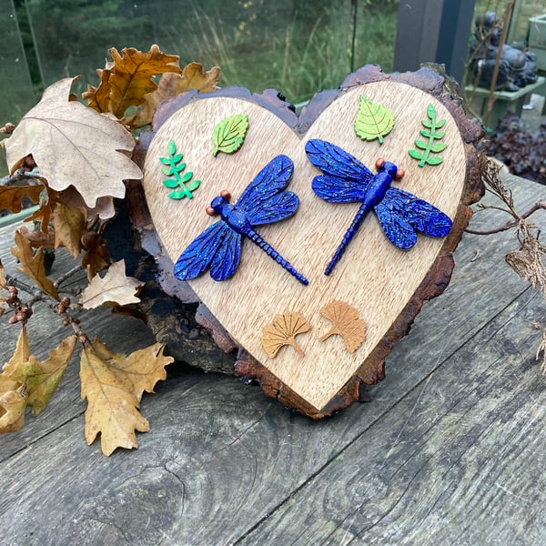 Heart Shaped Dragonflies Hanging