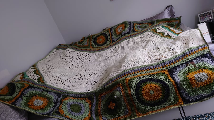 Botanic Garden Blanket KingQueen size Folksy