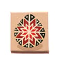 Fridge Magnet with Egg Design - original painted magnetic art, support Ukraine - Image 1