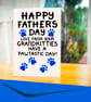 Father's Day Card For Grandad From Grandkitties, Fathers Day Card From Cats, Pet - Image 4