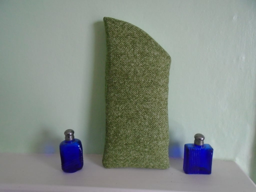Green Cotton Glasses Case 