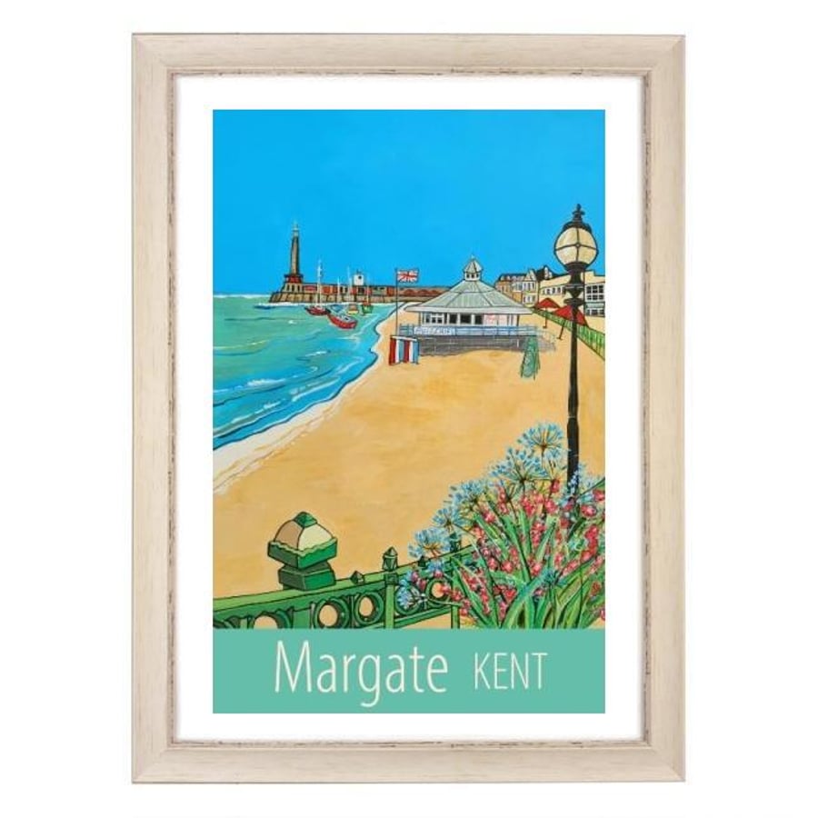 Margate travel poster print by Susie West