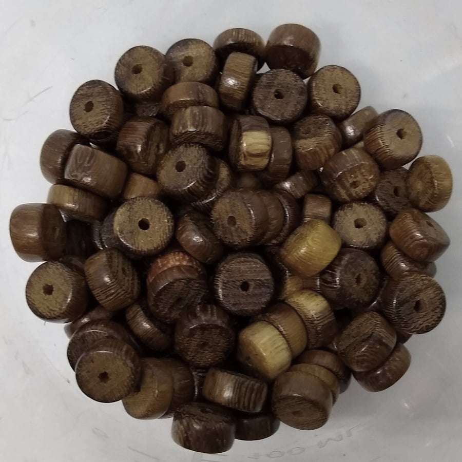 Organic Exotic Wood Pucalet Beads x Sold in 10g Bags