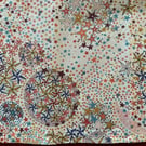 Handmade Liberty Handkerchief, star design (Adelajda) Pocket Square or Hankie