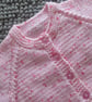 16"  Lace Edge Baby Girls Cardigan - Image 2