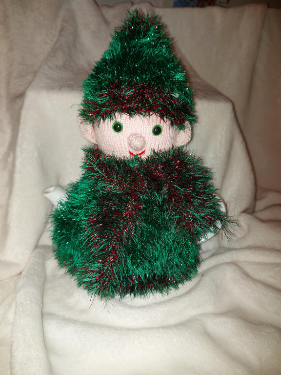 Elf Festive Tea-pot Cosy (Christmas)