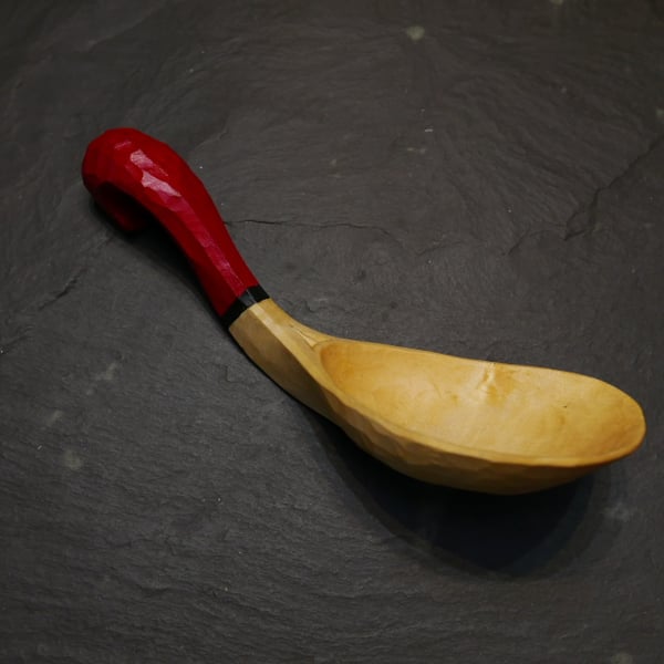 A Sycamore Wood Cooking Ladle