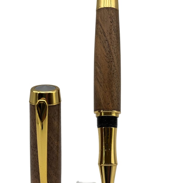 Patriarch Rollerball Pen - Turkish Walnut