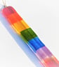 Fused Glass Rainbow Long Hanger - Image 1