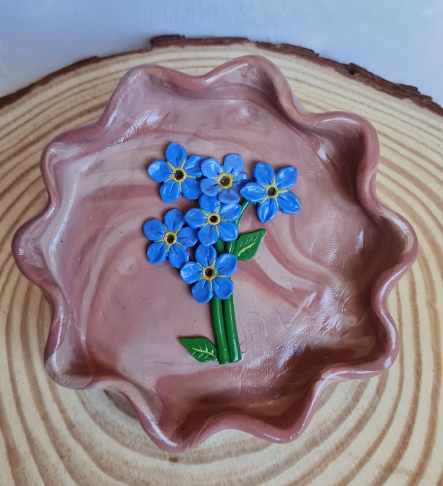 Forget Me Knot Trinket Dish
