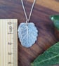 Silver Garden Mint Leaf Pendant - Image 3