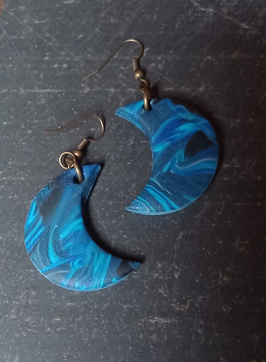 Blue Moon Earrings 