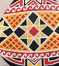 Egg Art - Small Original Acrylic Painting of Traditional Ukrainian Decorated Egg - Image 8