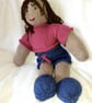 Daisy hand knitted doll - Image 2