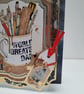 Dad - Luxury Birthday Card - Handmade Keepsake Kinetic Card - Image 5