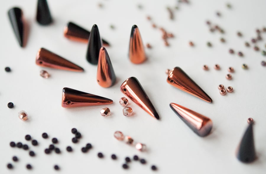 Materials Pack for Great Balls of Spikes - Jet & Copper