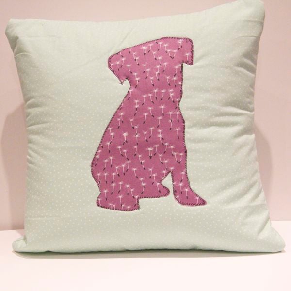 Applique Dog Cushion