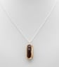 Chocolate Eclair Miniature Cake Necklace, Sweet Gift For Foodie