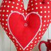 Hanging Lavender Heart~Tanya Whelan fabric Chic & Shabby