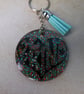 Be Kind Acrylic and Resin Glitter Keyring - Image 4
