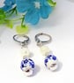 Mother of Pearl and Ceramic Bead Earrings. - Image 3