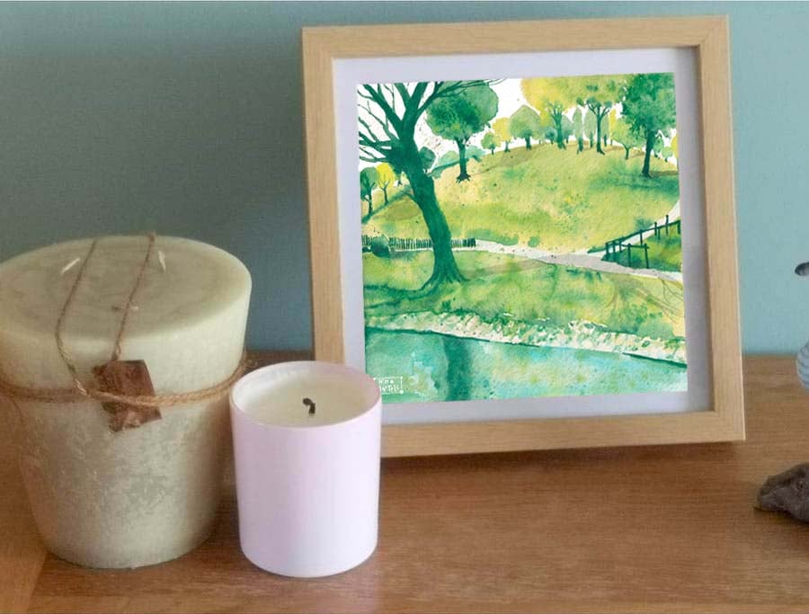 Phoenix Park -Dublin - Landscape Print by Nina Martell