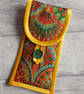 Multicoloured Deco Scallop Glasses Case, Pencil Case, Storage Pouch