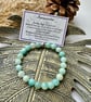 Blue Amazonite - Elasticated Bracelet  - Image 1