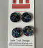 4 multicoloured plastic buttons - 22mm - Image 2