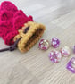 Handmade Crocheted Dragon Scale Dice Bag, two sizes available - Image 1