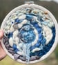 Wild Sea Hand Woven Circular Wall Hanging in Handspun Yarns - Image 2