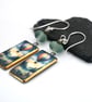 hot air balloon ceramic earrings - Image 3