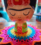 colourful crochet mandala doily - Image 5