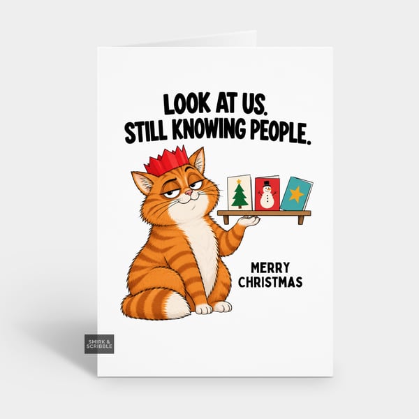 Funny Christmas Card For Him Or Her - Look At Us