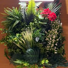 The Forgotten Flower 50cm x 50cm Luxury Handmade Faux Green Wall