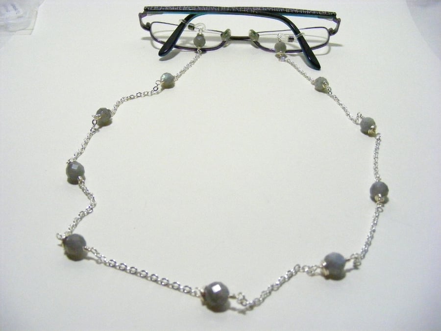 Labradorite Gemstone Spectacle Chain
