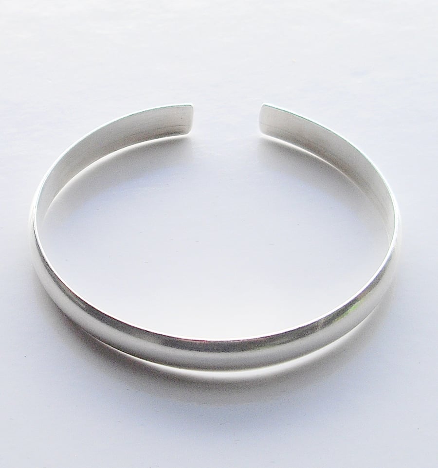 Sterling Sliver Open Bangle