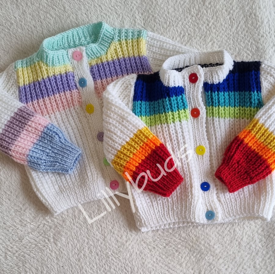 Knitting pattern for Confetti cardigan 