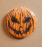 Spooky Halloween Pumpkin Badge