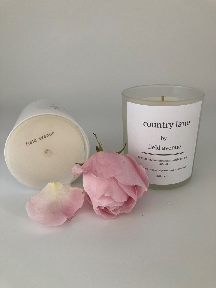 Country Lane Candle - Rapeseed and Coconut blend