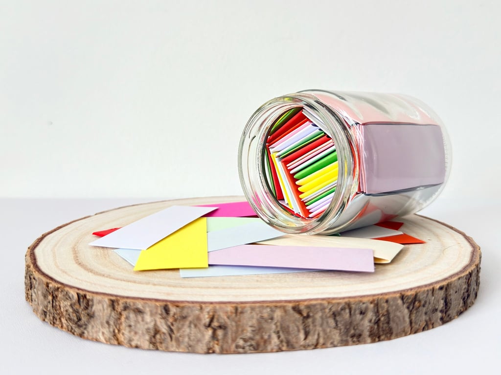 Jar of Quotes Gift, 50 Messages, 10 Jars to Choose From, Daily Motivation Gift