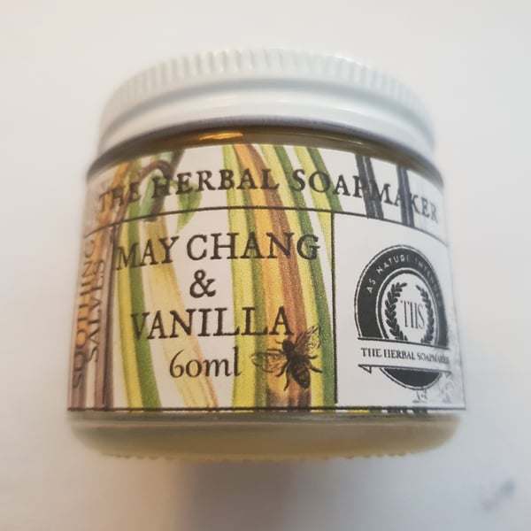 May Chang & Vanilla soothing hand salve, 60ml