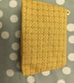 Fabric purse with sashiko embroidery detail. - Image 5