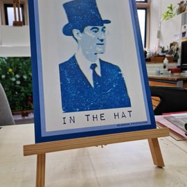 The Twat in The Hat. A4 print with a donation to The Trussell Trust.