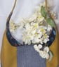 Yorkshire tweed and Faux Leather Shoulder Bag - Image 1