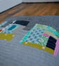 Modern patchwork zipped cushion cover - Image 3