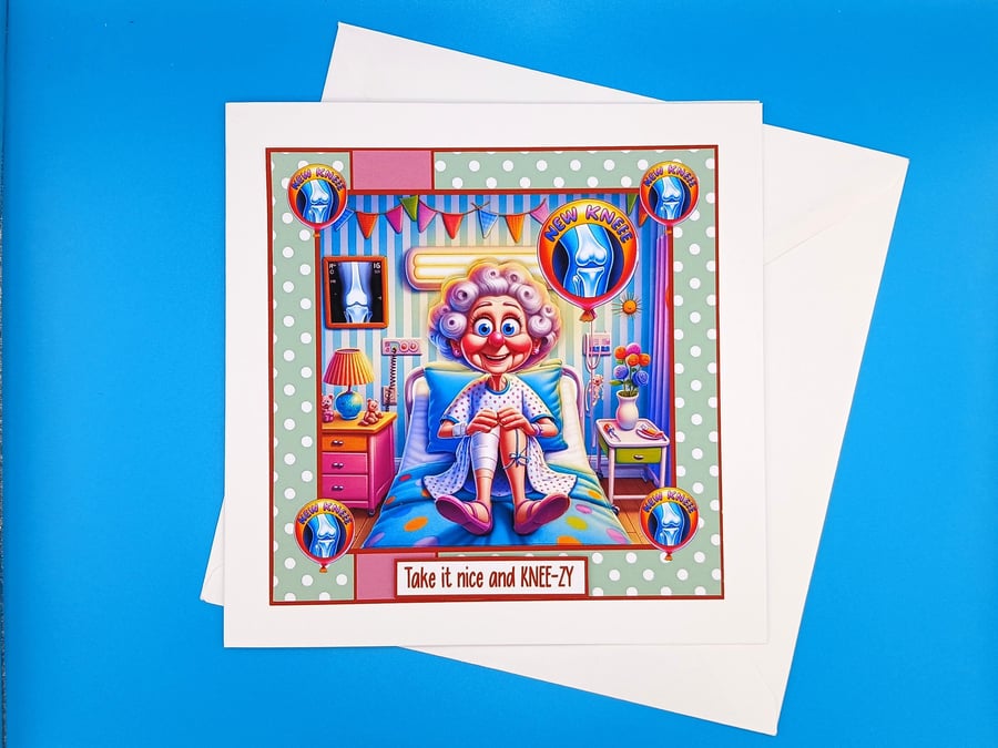 Knee Operation,Operation Recovery, Decoupage