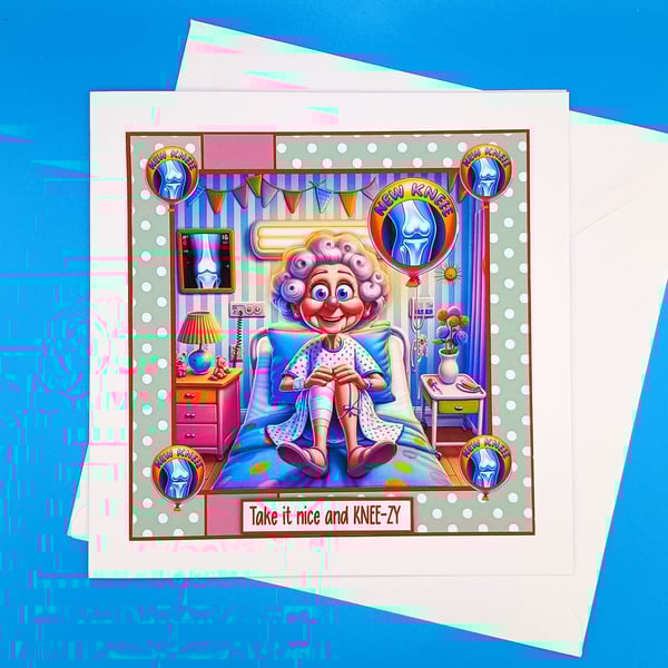 Knee Operation,Operation Recovery, Decoupage