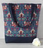 Tote bag, shopping bag, floral, William Morris