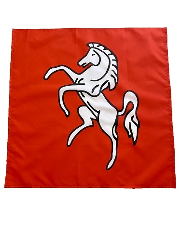 23" x 23" 59 x 59 cm Kent British County Flag Bandana Head Scarf Neck Tie